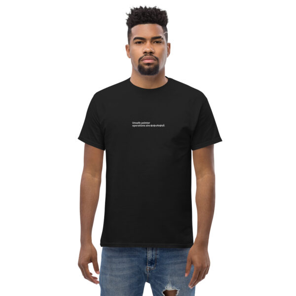 Unsafe pointer operations embroided t-shirt - Image 3