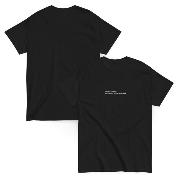 Unsafe pointer operations embroided t-shirt - Image 2