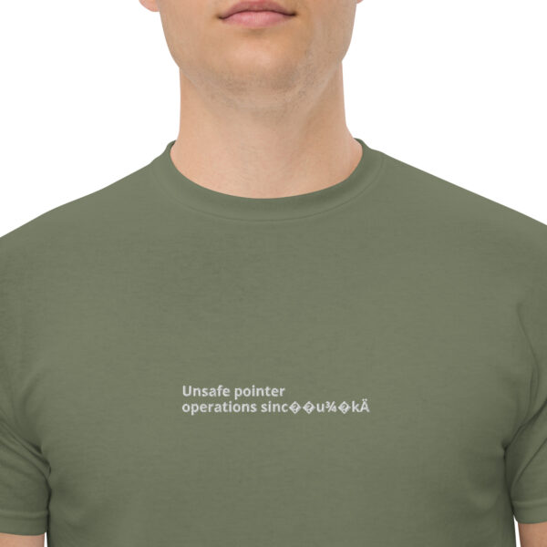 Unsafe pointer operations embroided t-shirt - Image 6