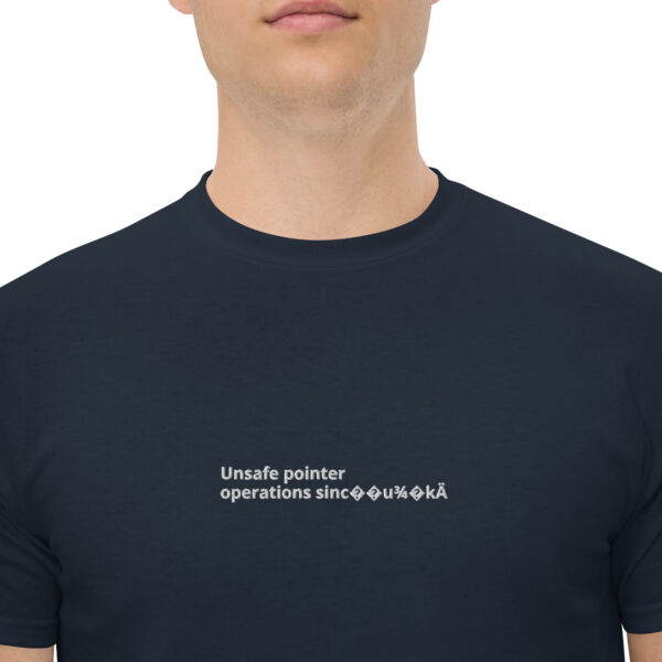 Unsafe pointer operations embroided t-shirt - Image 5