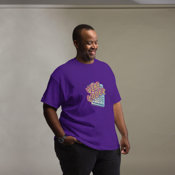 VIBE CODER printed T-shirt - Image 4