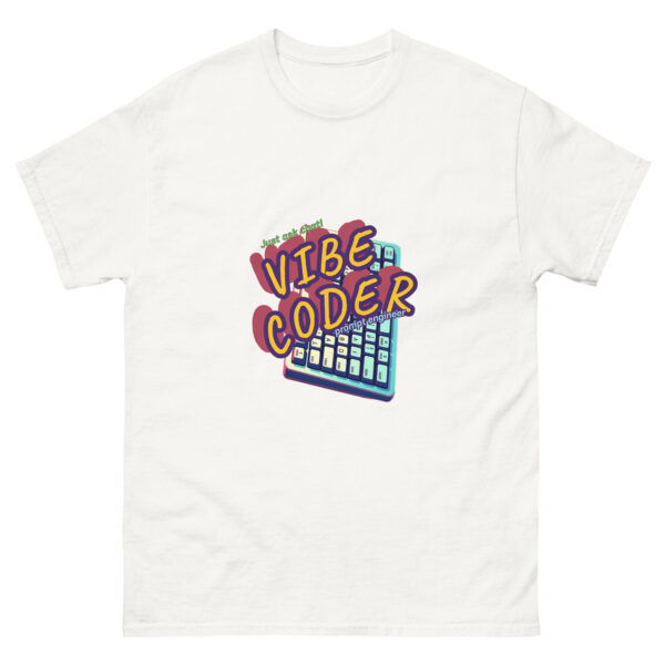 VIBE CODER printed T-shirt