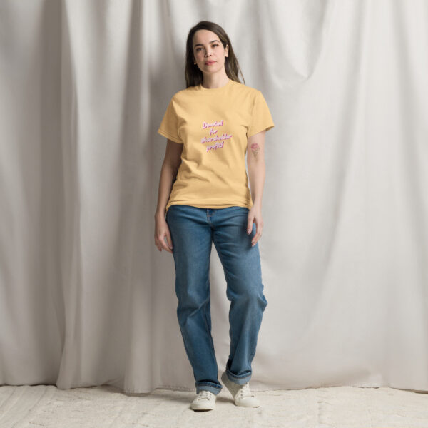 Devoted for shareholder profit printed t-shirt - Image 2